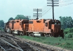 EJ&E 702, 667, and 656 Working the Interchange With the Milwaukee Road